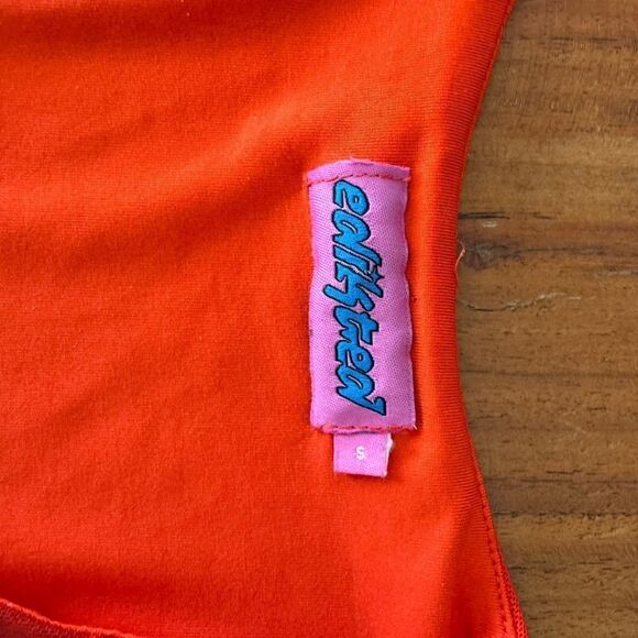 Edikted Dolls Kill Pop Art Cut Out Dress sz S - Picture 9 of 16